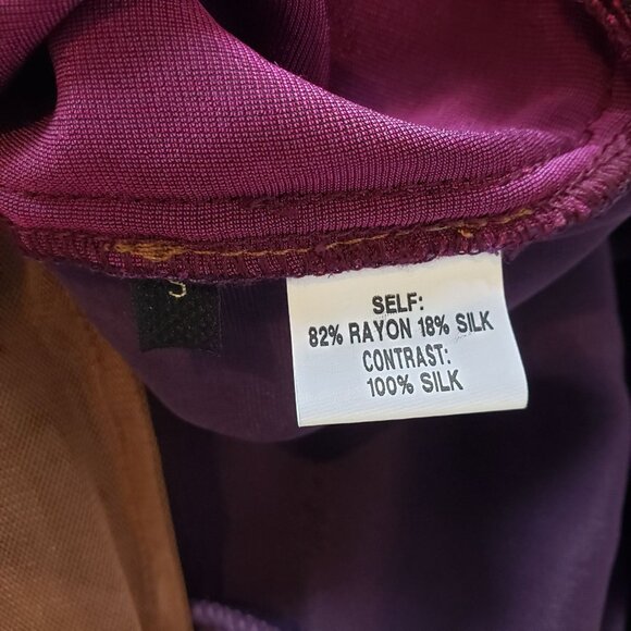 Katharine Kidd Burgundy Red Velvet Sleeveless Halter Midi Holiday Party Dress - Picture 9 of 16